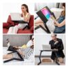 Mesa Soporte para Laptop Reclinable y Ergonómica 2 Ventiladores y Soporte para Mouse