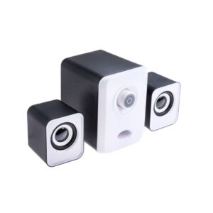 Bocinas Para Computadora 2.1 Canales Sonido Estereo Conexion USB y 3.5mm