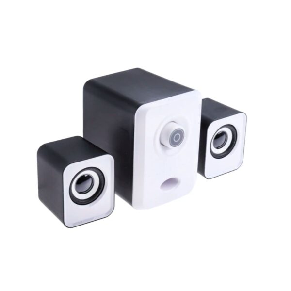 Bocinas Para Computadora 2.1 Canales Sonido Estereo Conexion USB y 3.5mm