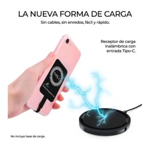 Receptor De Carga Inalambrica Qi Universal Interfaz Lightning Iphone