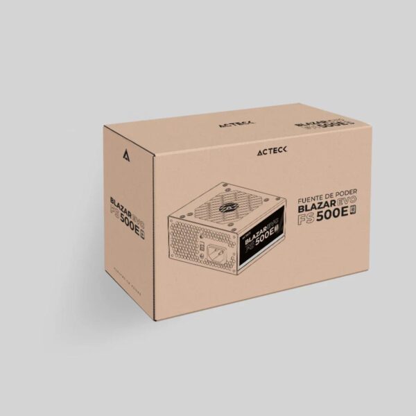 Acteck Fuente De Poder Acteck Blazar EVO FS500E Slim 500W ES-05002E