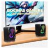 Bocinas Para Computadora Con Luz RGB Conexión USB y 3.5mm