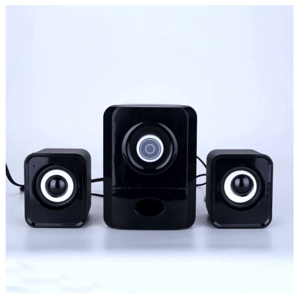 Bocinas Para Computadora 2.1 Canales Sonido Estereo Conexion USB y 3.5mm