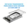 Gabinete Case Carcasa Para Disco Duro o Unidad de Estado Solido Sata 2.5 USB 3.0