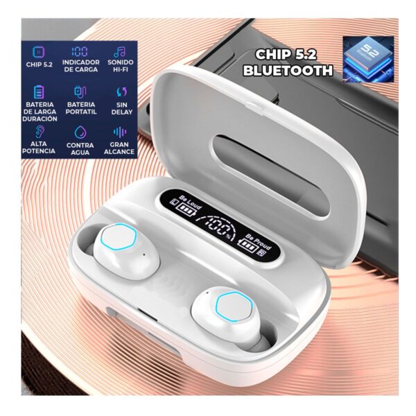 Audifonos Manos Libres Inalambricos Bluetooth M9 Con Power Bank