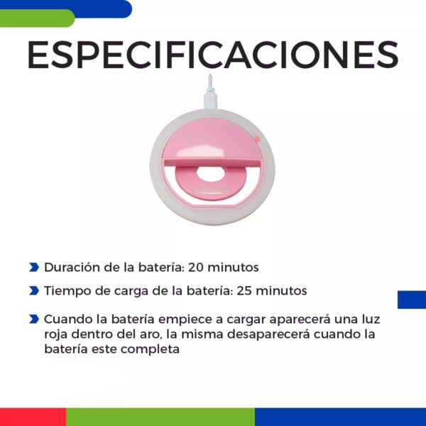 Miniaro Luz LED Recargable Para Celular