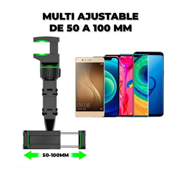 Soporte De Retrovisor Para Celular Giro 360