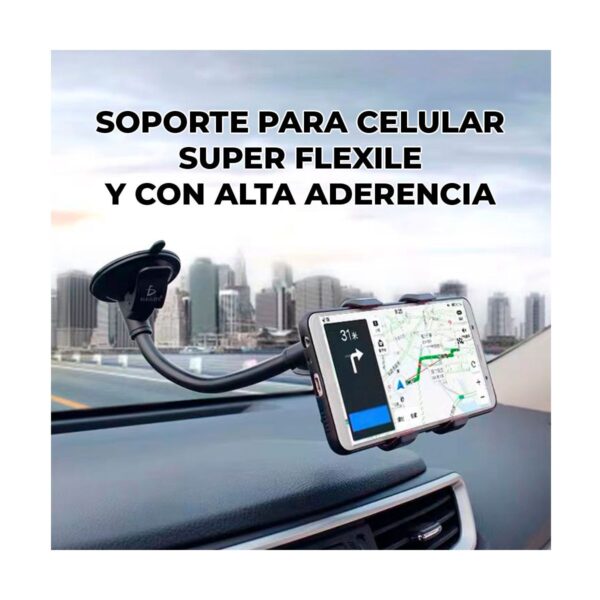 Soporte Universal De Succion Para Celular Parabrisas o Tablero Liso