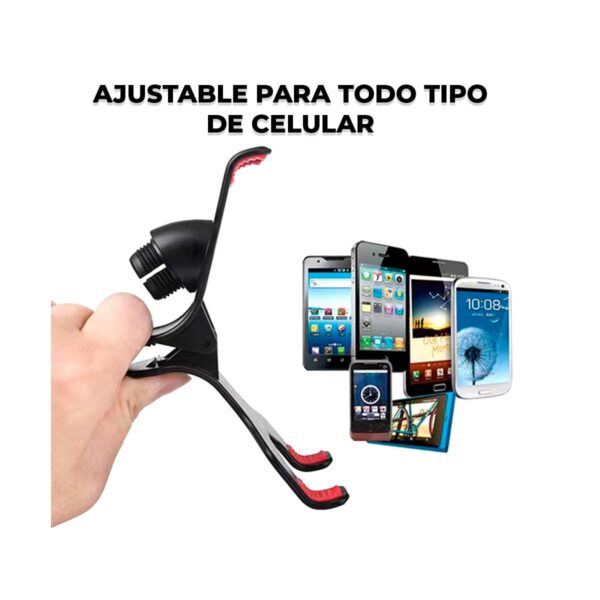 Soporte Universal De Succion Para Celular Parabrisas o Tablero Liso