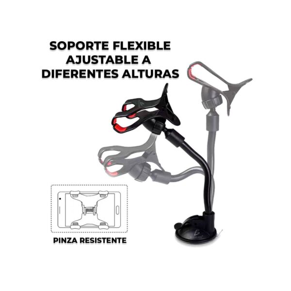 Soporte Universal De Succion Para Celular Parabrisas o Tablero Liso
