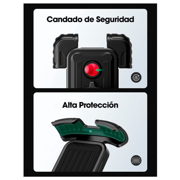 Ugreen Soporte Universal de Moto o Bici para Celular de 4.6 a 6.8 Pulgadas