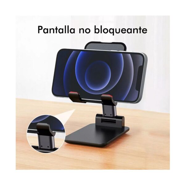 Base Soporte De Escritorio o Mesa Para Celular Tablet Ajustable y Plegable