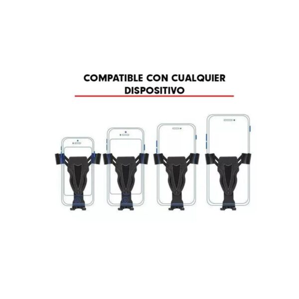Soporte De Regilla Para Celular Sujecion Por Gravedad