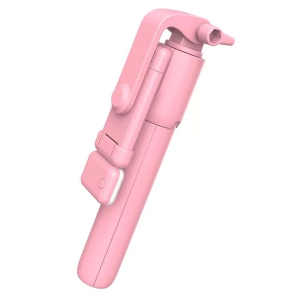 Baston Selfie Stick Con Luz Obturador Remoto Via Bluetooth Función Tripie
