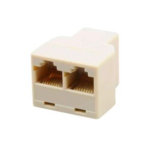 Adaptador Splitter Ethernet Rj45 1 Jack A 2 Jacks 8 Hilos