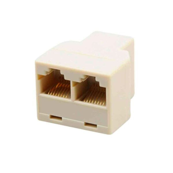 Adaptador Splitter Ethernet Rj45 1 Jack A 2 Jacks 8 Hilos