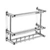 Organizador De Pared Para Baño Acero Inoxidable