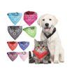 Collar Para Mascota Con Banda De Paliacate Talla L