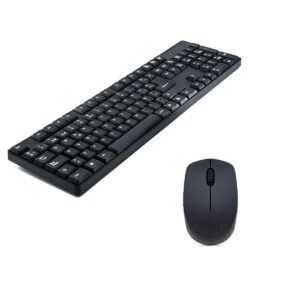 Kit Teclado Y Mouse  Inalambrico 2.4 gHz Compacto y Silencioso