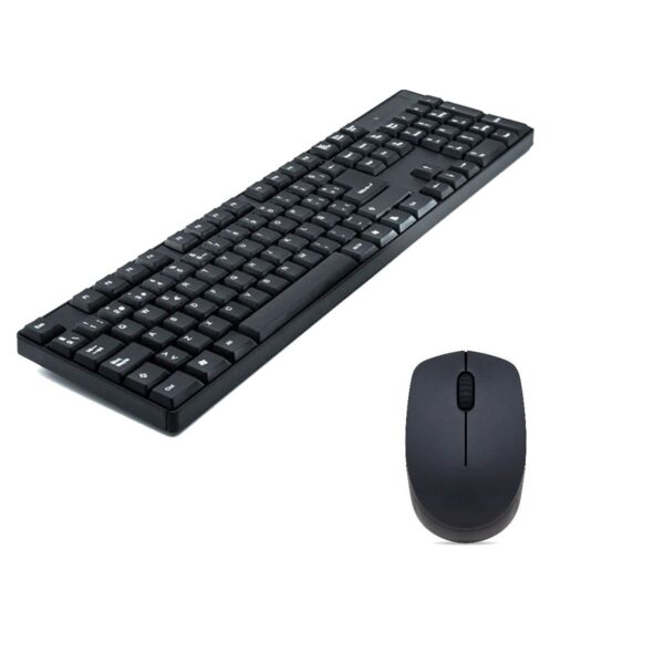 Kit Teclado Y Mouse  Inalambrico 2.4 gHz Compacto y Silencioso