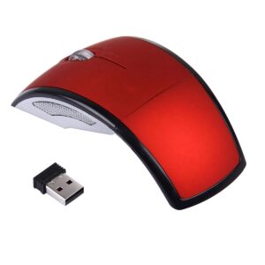 Mouse Inalambrico 2.4gHz Portatil Modelo Slim Plegable Tres Colores Disponibles