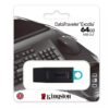 Memoria USB Kingston DataTraveler Exodia, 64GB, USB-A 3.0, Negro