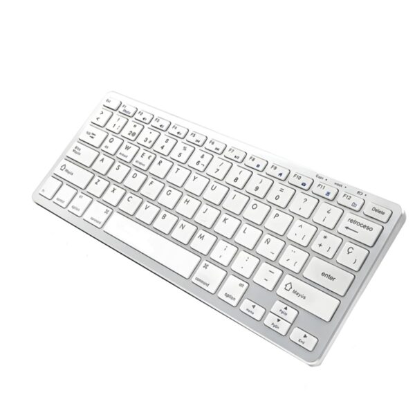Teclado Inalambrico Bluetooth Super Slim En Español Para Smartphone Tablet PC Laptop