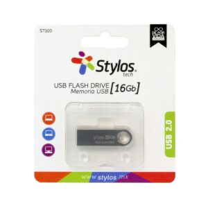 Stylos Memoria USB 2.0 16Gb Metalica