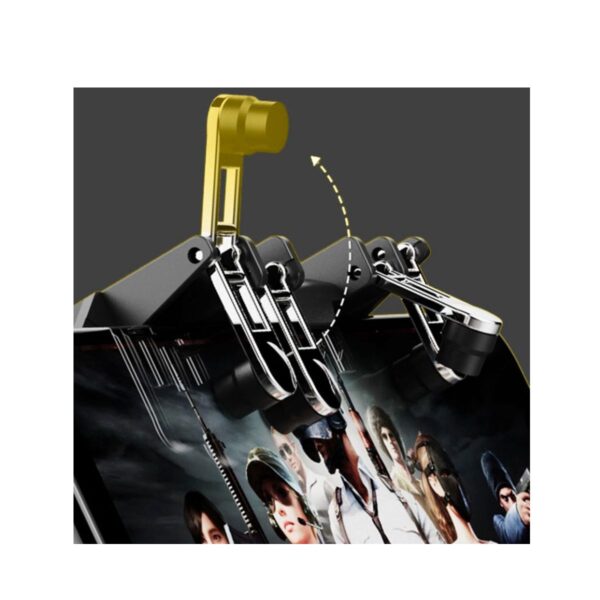 Control Gamepad Mecánico Para Celular 4 Gatillos