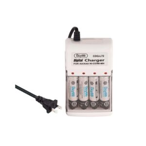 Cargador De Baterias AA Y AAA Con 4 Pilas AA Recargables