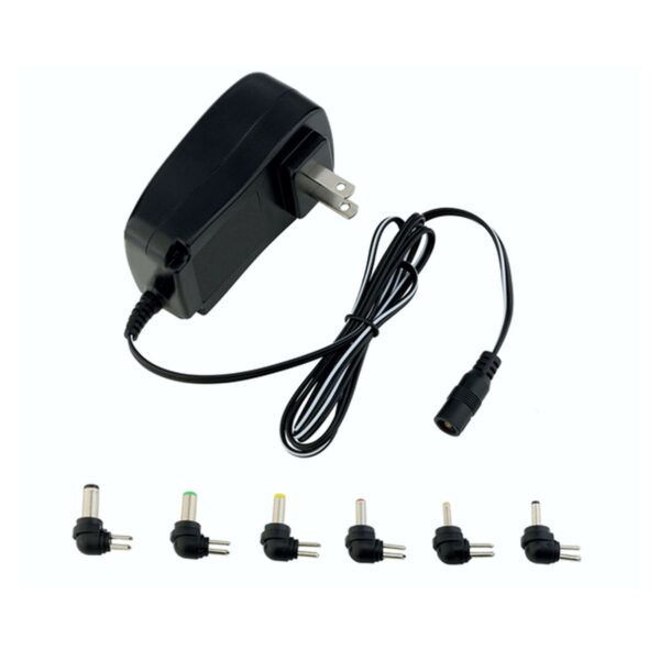 Eliminador Adaptador de Corriente AC Universal 30W 12V 6 En 1