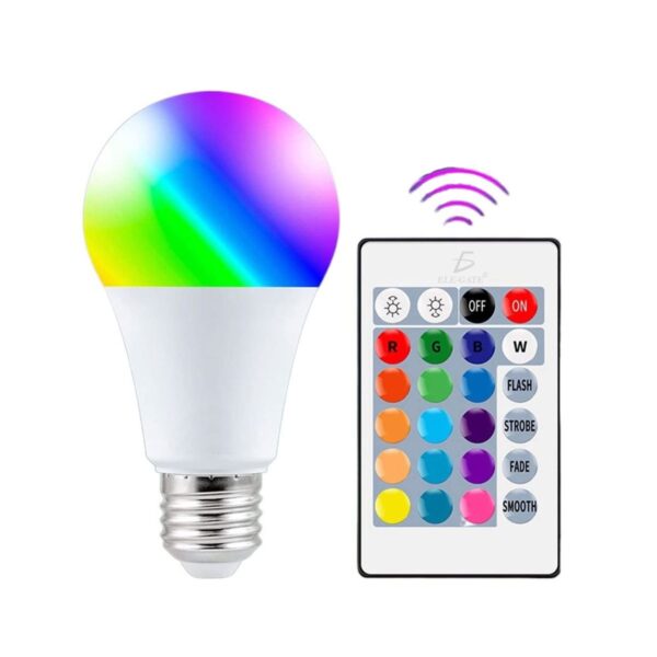 Foco LED RGB Con Control 5W