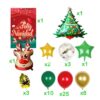 Kit Completo De Decoración Con Globos Para Navidad