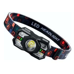 Lampara Tipo Minero Led Con Sensor De Mano Ajustable 45° Recargable