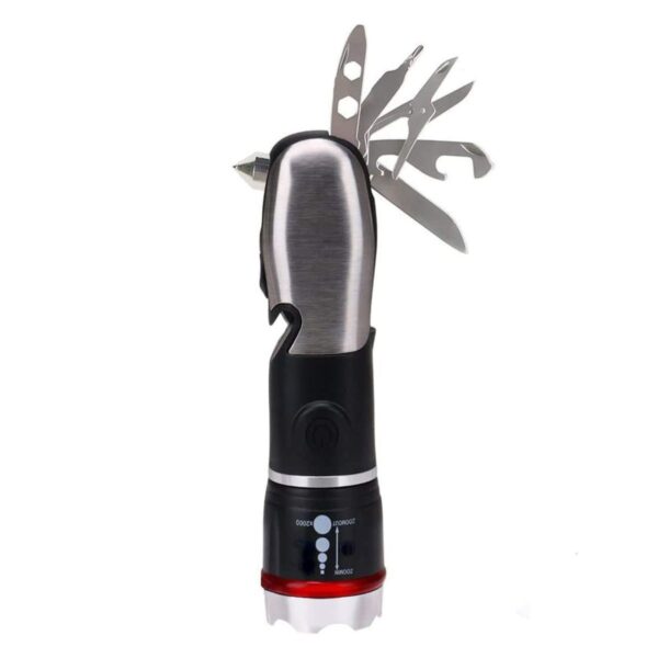 Lampara Tactica LED 3 Modo De Luz Multiherramientas