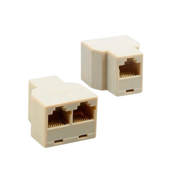 Adaptador Splitter Ethernet Rj45 1 Jack A 2 Jacks 8 Hilos