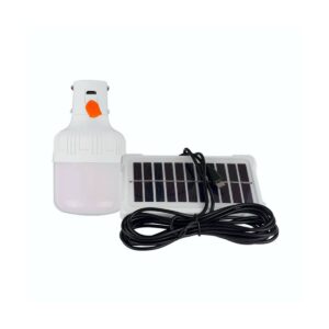 Lámpara Led De Emergencia Recargable USB O Panel Solar