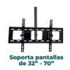 Soporte De Techo Ajustable Para Pantalla De 32 A 70 Pulgadas