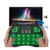 Mini Teclado Español Inalambrico USB 2.4Ghz Recargable Con TouchPad 2 en 1