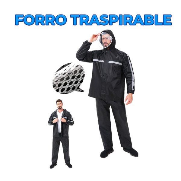 Traje Impermeable Unitalla Con Capucha Adulto Unisex