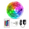 Tira De Luces LED RGB Con Control Remoto De 5 Metros Interior o Exterior