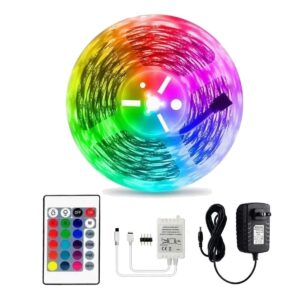Tira De Luces LED RGB Con Control Remoto De 5 Metros Interior o Exterior