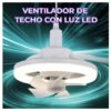 Ventilador De Techo Con Luz LED Con Tres Temperaturas De Color Control IR