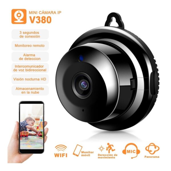 Mini Camara De Seguridad Wifi 720p HD Vision Nocturna Para Android O Iphone
