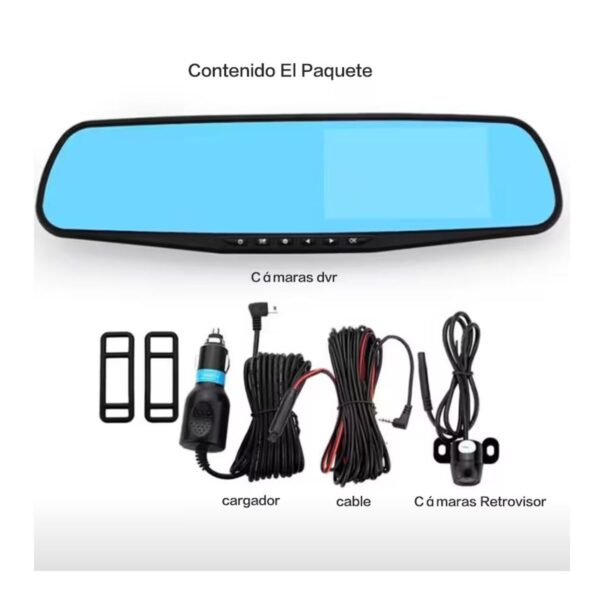 Retrovisor Pantalla Con Camara Frontal Mas Camara de Reversa