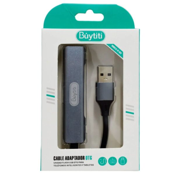 Hub USB 3 Puertos Para Computadora o Laptop Cuerpo de Aluminio
