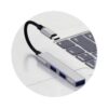 Adaptador USB Tipo C Hub USB 3.0 3 Puertos Para Celular Android Laptop Windows
