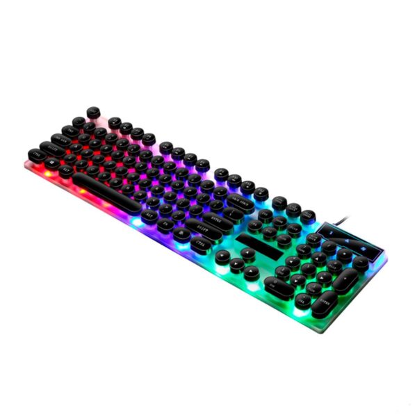 Kit Gamer Teclado Y Mouse Alambrico Ilumindado RGB