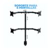 Soporte De Mesa o Escritorio Para 4 Monitores De 13 a 27 Pulgadas