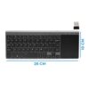 Teclado Portátil Inalámbrico 2.4G con Touchpad y Teclado Numérico
